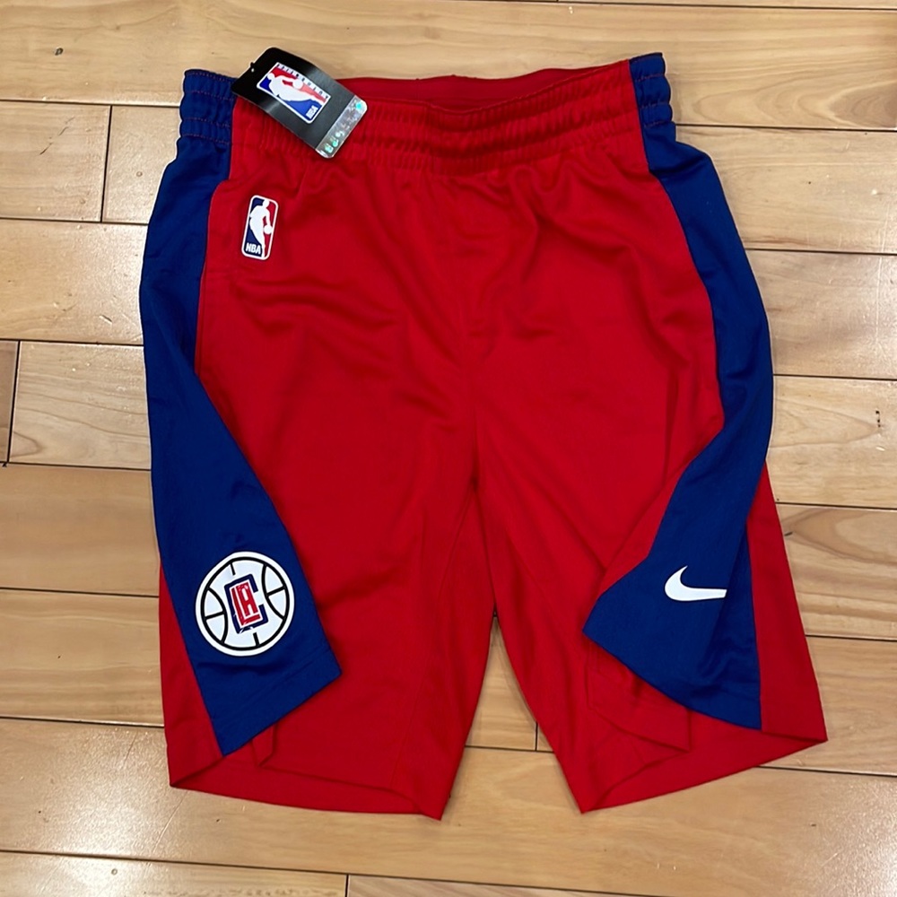 NWT NIKE NBA DRI-FIT CLIPPERS BASKETBALL SHORTS